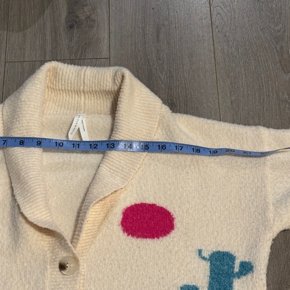 Dreamers Cream Cardigan with Horse and Cactus Accents - Picture 6 of 8